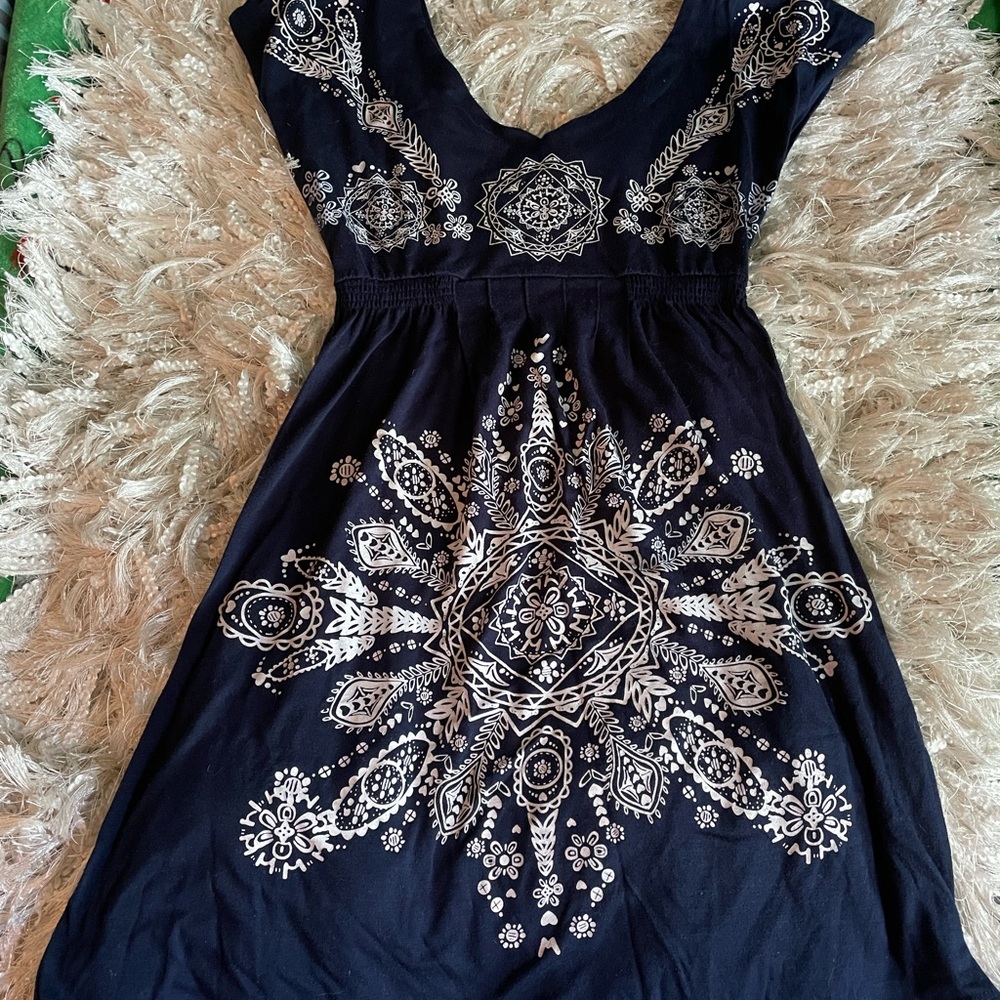 Cute boho mini dress/ shirt/ coverup